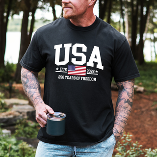 USA 250 Years of Freedom 4th of July America TShirt