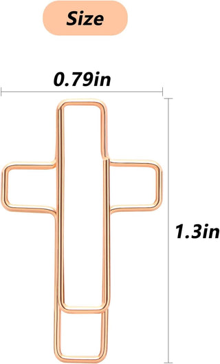 Cross Paper-Clip Set: Be Strong And Courageous