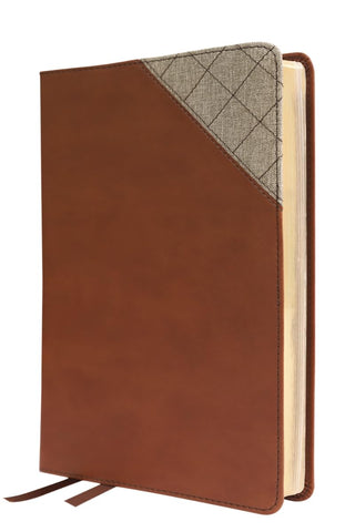 NIV, Thinline Bible, Leathersoft, Brown, Red Letter, Comfort Print Imitation Leather