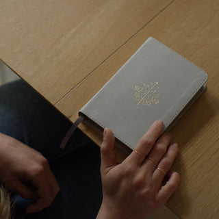ESV Compact Bible, TruTone®, Stone, Branch Design