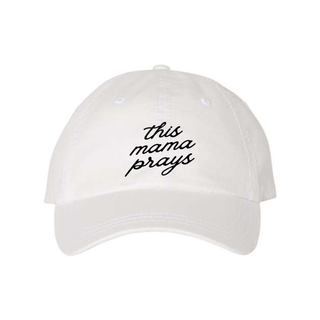 This Mama Prays Embroidered Hat, Christian Baseball Cap