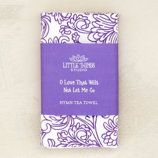 O Love That Wilt Not Let Me Go Hymn Tea Towel
