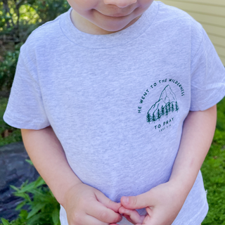 He Went To The Wilderness to Pray Toddler and Youth T-Shirt