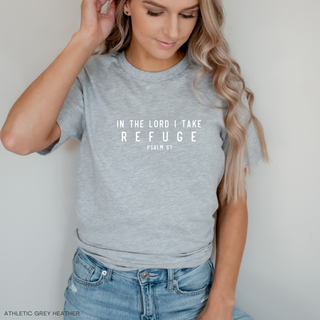 In the Lord I Take Refuge Psalm 61 Bella Canvas - March 2026 Collection