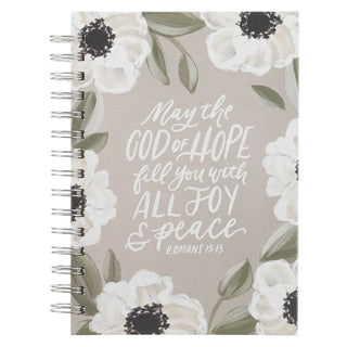 Journal Spiral  May the God of All Hope Fill You Rom 15:13