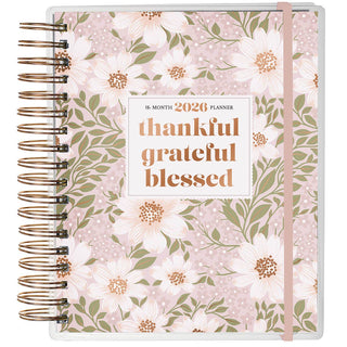 2026 Wire 18 Month Planner Thankful Grateful Blessed