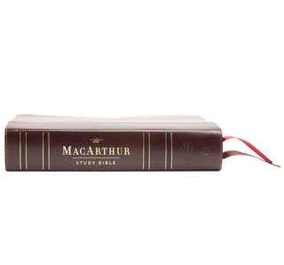 NASB, MacArthur Study Bible, 2nd Edition, Leathersoft, Brown, Comfort Print: Unleashing God's Truth One Verse at a Time, Imitation Leather