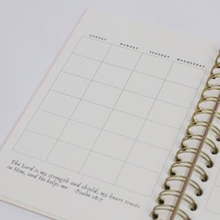 Daily Faith-Based Planner - Devotional Journaling Prompts, Calendar Planning, and Daily Planning