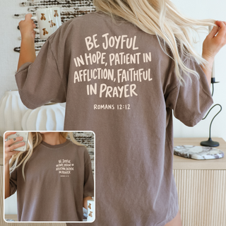 Romans 12:12 - October Tee Shirt of the Month