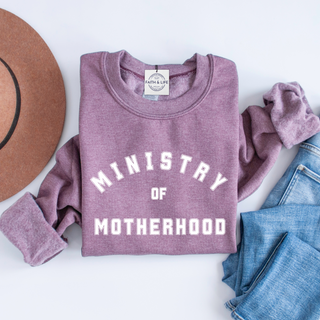 Ministry of Motherhood Christian Mothers Day Crewneck Sweatshirt