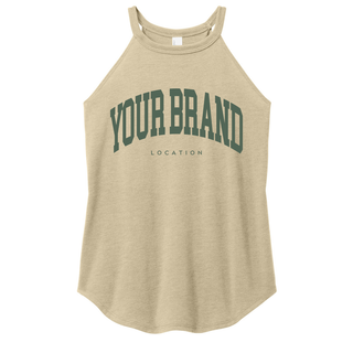 Custom Women’s Perfect Tri® Rocker Tank (MIN QTY) 3DT137L District®