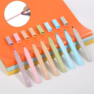 Aesthetic Highlighters, Pastel, 8 Pack