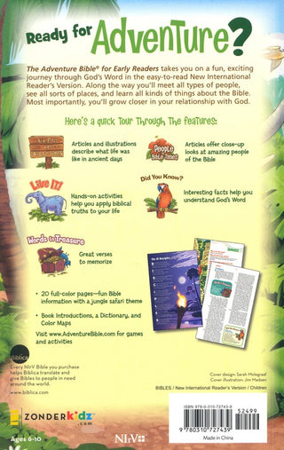 Adventure Bible for Early Readers-NIRV (Revised)