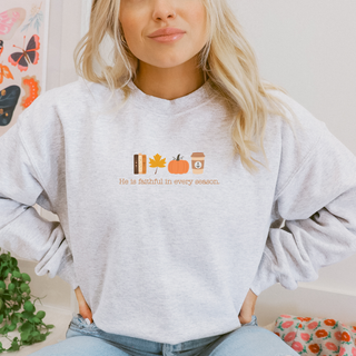 October 2025 Sweatshirt of the Month: He Is Faithfull In Every Season