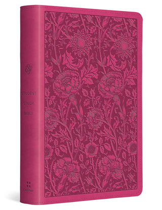 ESV Student Study Bible (TruTone, Berry, Floral Design) Imitation Leather