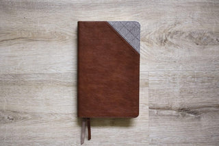 NIV, Thinline Bible, Leathersoft, Brown, Red Letter, Comfort Print Imitation Leather