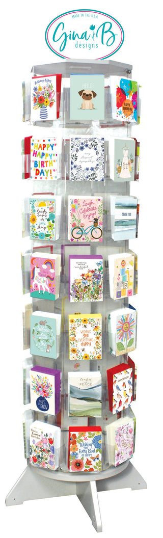 With Scripture Birthday Card - Flower Cake