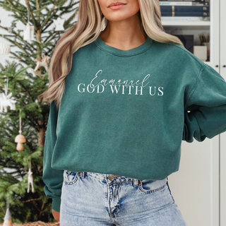 Emmanuel God With Us Crewneck Sweatshirt