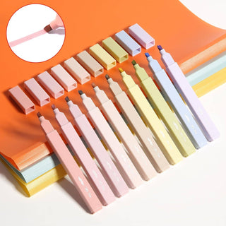 Aesthetic Highlighters 10 Pack No Bleed