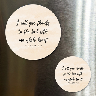 Give Thanks To The LORD Handmade Fridge Magnet