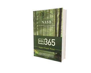 NASB Daily Scripture Super Giant Print Paperback White Gold