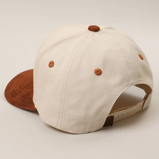 RAISING BELIEVERS Suede Two-Tone Trucker Hat