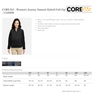 Women's Journey Summit Hybrid Full-Zip - CE890W
