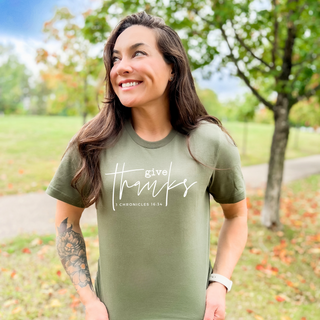 Give Thanks Women's Tee Shirt