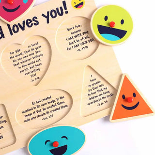 Wood Puzzle - Smile God Loves You