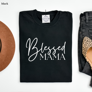 Blessed Mama Christian Mothers Day T-Shirt