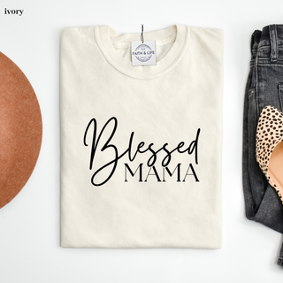 Blessed Mama Christian Mothers Day T-Shirt