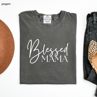 Blessed Mama Christian Mothers Day T-Shirt