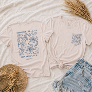 Consider the Lilies: August 2026 T-Shirt of the Month