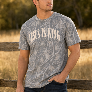 Jesus is King T-Camouflage T-Shirt