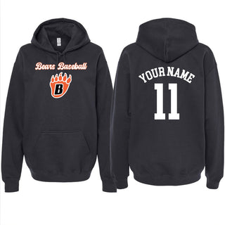 Custom Bears Baseball Hooded Sweatshirt