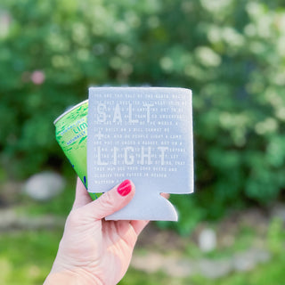 June 2025 Salt and Light Can Koozie