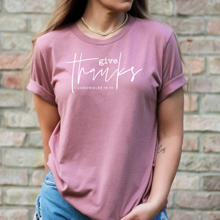 Give Thanks Women's Tee Shirt