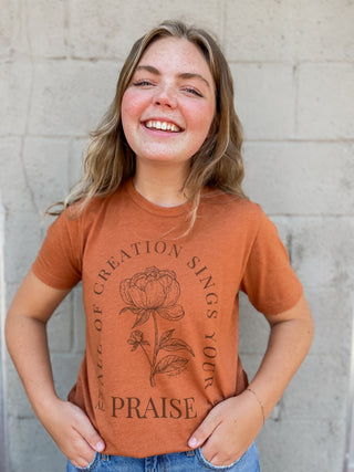 All Creation Sings Your Praise Graphic T-Shirt