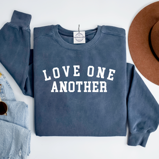 Love One Another Heavyweight Comfy Crewneck Sweatshirt