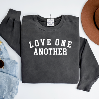 Love One Another Lightweight Comfy Crewneck Sweatshirt