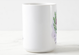 Be Still and Know Watercolor 15oz Ceramic Coffee Mug