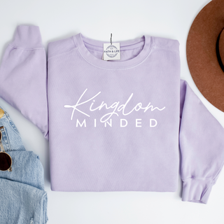 Kingdom Minded Comfy Heavyweight Mother's Day Christian Crewneck