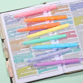 Gel Highlighter Set - 8 Vibrant Colors