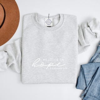 Rejoice in Hope Crewneck Sweatshirt - May 2026 Collection