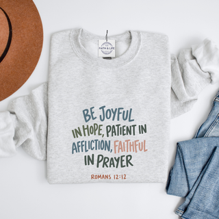 Romans 12:12 October 2026 Sweatshirt of the Month