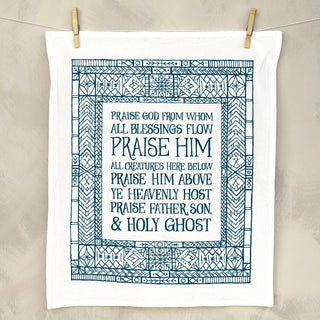 Doxology Hymn Tea Towel