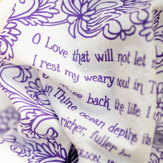 O Love That Wilt Not Let Me Go Hymn Tea Towel