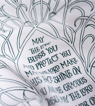 The Blessing Hymn Tea Towel — 24"x20"