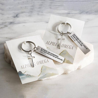 Alpha & Omega Keychains