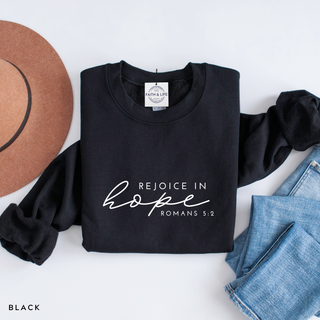 Rejoice in Hope Crewneck Sweatshirt - May 2026 Collection
